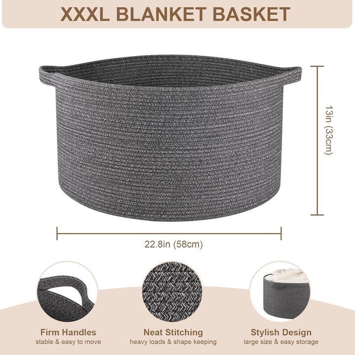 OIAHOMY White Decorative Organizer Bin - Oiahomy 