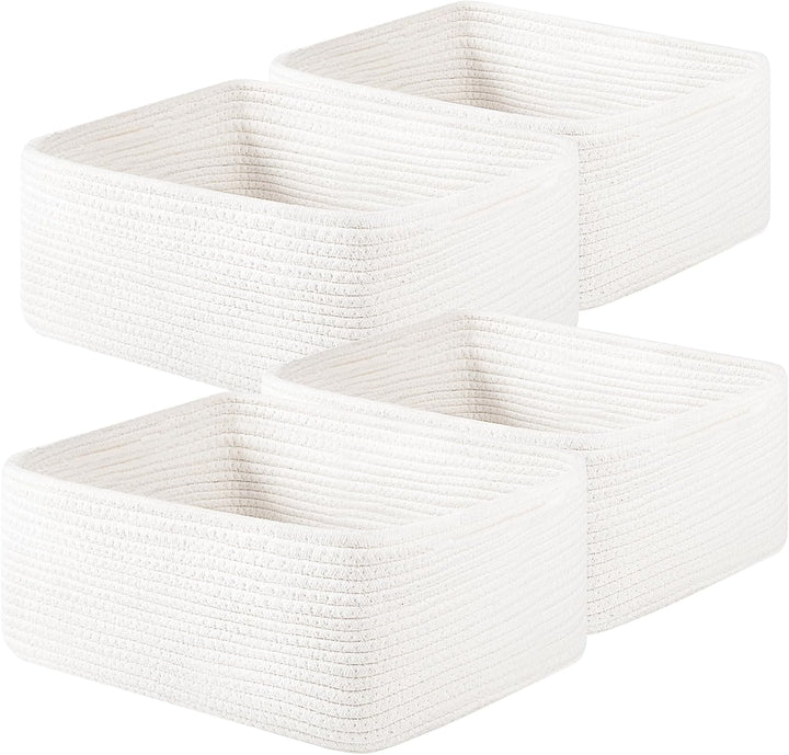 OIAHOMY 4 Pack Decorative Basket for Living Room - Oiahomy 