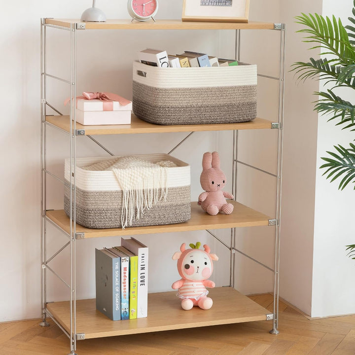 OIAHOMY 2 Pack Woven Toy Organizer Bins - Oiahomy 