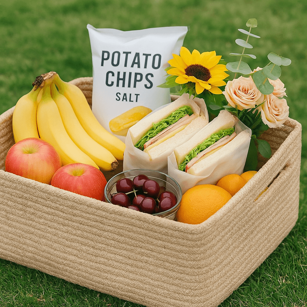 Oiahomy 2 Packs Picnic basket - Oiahomy 