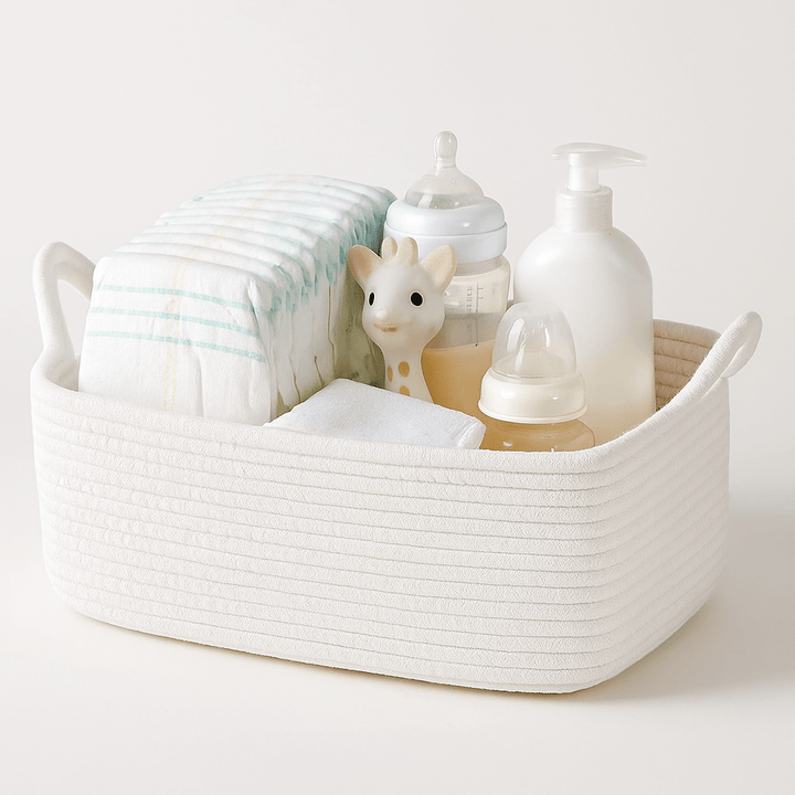 OIAHOMY Portable Baby Diaper Basket - Oiahomy 